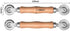 Odaa's Fiberglass Roller and Spline Roller with Wood Handle and Steel Wheels, Tools Kit Aluminum Alloy Bubble Roller kit Fiberglass Roller kit Bub...