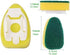 Non-Scratch Heavy Duty Dish Wand Sponge for Kitchen Sink Cleaning Brush (1 Wand with 6 Sponge Heads)...
