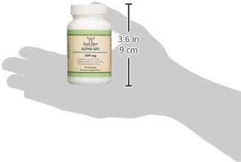 Alpha GPC Choline Brain Supplement for Acetylcholine (60 Count, 600mg Servings) Advanced Memory Formula, Focus and Brain Support, Focus Supplement...