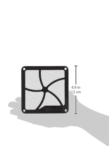 SilverStone FF122 120mm Fan Filter with Magnet, SST-FF122B...