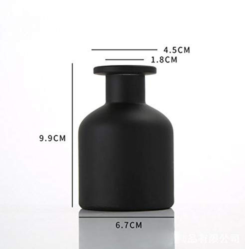 1PCS 150ml/5oz Empty Refillable Glass Diffuser Bottle Diffuser Jars Aromatherapy Storage Container Fragrance Accessories Use for DIY Replacement R...