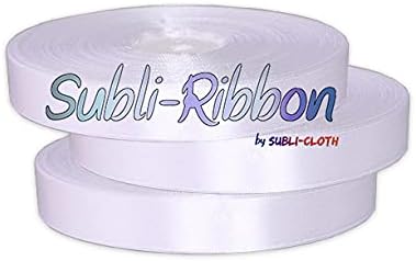 Subli-Ribbon Satin Strap for Sublimation Cloth Fabric Polyester (22mm x 50mts)...