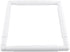 Metuynm Square Embroidery Hoop, 11inch Plastic Cross Stitch Frame Clip White DIY Sewing Tools Hoops Craft Embroidery Snap Frame Hoop for Cross Sti...