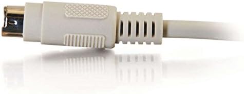 C2G Legrand Keyboard Cord for Keyboard/Mouse Cable, Beige Mouse Cord, Round Male to Male Keyboard Cable 1 Count, C2G 02692...