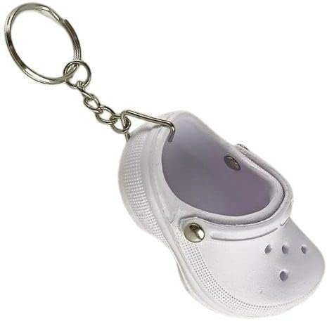tenghong2021 Women Cute Mini Shoes Keychain Funny Key Buckle Lovely Clog Shoe Bubble Charms Birthday Gifts...