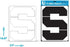 Michigan State S Mini Stencil - MSOOS-201...