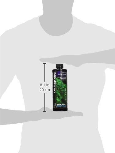 Brightwell Aquatics NeoNitro Balanced Nitrogen Supplement - Reef Nutrient Enhancer for Ultra-Low Nutrient Systems - Aquarium Water Treatments, 16....