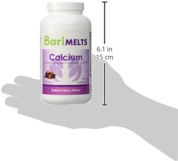 BariMelts Bariatric Calcium Citrate with Vitamin D3 and Magnesium - 1 Month Supply (120 Smooth-Dissolving Tablets) - Post-Op Bariatric Vitamins...
