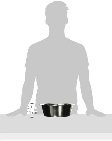 Loving Pets Standard Stainless Dish Dog Bowl, 5-Quart...