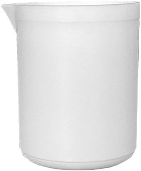 Plastic Graduated Beaker Lab Beaker PTFE Science Beaker Measuring Liquid Container Beakers 250ML Measuring Cups with Handle and Spout Laboratory E...