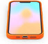 FELONY CASE - iPhone 12 Pro Max Neon Orange Clear Protective Case, TPU and Polycarbonate Shock-Absorbing Bright Cover - Crack Proof with a Gloss F...