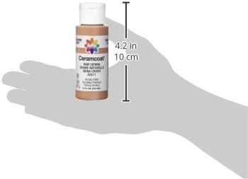 Delta Creative Ceramcoat Acrylic Paint in Assorted Colors (2 oz), 2411, Raw Sienna...
