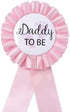 Armear Pink Baby Shower Sash for Mom To Be Sash Baby Boy Shower Decorations Daddy To Be Badge Baby Shower Decorations Girl - Gender Reveal Decorat...