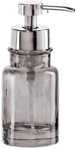 OGGI Glass Foaming Soap Dispenser - 10oz Capacity, Round, Heavy Glass - Stylish Refillable Foaming Hand Soap Dispenser, for Bathroom and Kitchen, ...