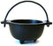 Cast Iron Cauldron w/Handle, Ideal for smudging, Incense Burning, Ritual Purpose, Decoration, Candle Holder, etc. (5" Diameter Handle to Handle, 3...