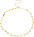 Blue Drop Gold Plated Star Necklace For Women Star Choker Necklace Simple Statement Jewelry Gift...