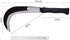 Brush Clearing Sickle,Japanese Weeding Sickle with 7.08-Inch Carbon Steel Blade - Gardening/Farming/Landscaping Hand Sickle with Grip, BLACK, 3441...