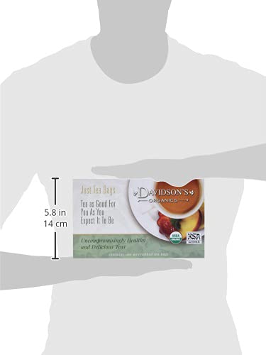 Davidson's Organics, Decaffeinated Earl Grey, 100-count Unwrapped Tea Bags...