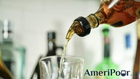 Measured Liquor Pourers - Large Cork For Oversized Bottles - Made 100% In The USA. Bar Spouts That Don't Leak - No Cracks, Just A Perfect Cocktail...