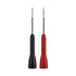 2Pcs Black and Red Multimeter Needle Probe Pins, Extendable Needle Probe Set Non-Destructive Piercing Needle Probe Tip Adapter for 2mm Test Probes...