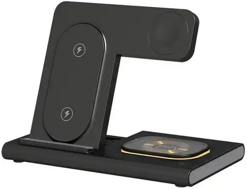 Special Wireless Charger Station, Cord and Wall Block 3 in 1 Fast Wireless Charger Stand for iPhone 12 14 13 12 11 Pro Max XR xs 8 Plus for Apple ...