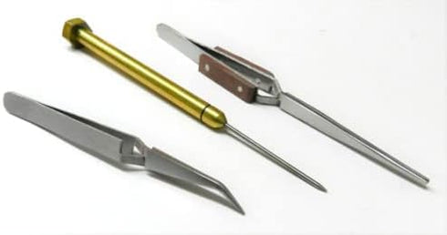 JTS Jewelry Soldering Tools Tweezers and Titanium Solder Pick Set of 3 Jewelry Making Tools...