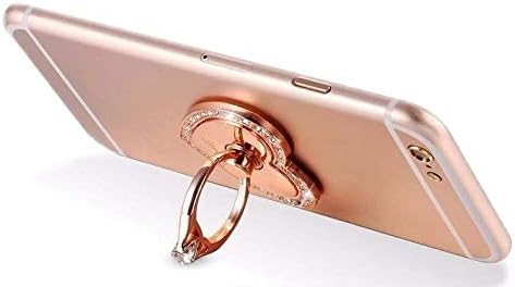Cell Phone Ring Holder Grip Turns 360° Degrees & 180° Degrees Adjustable to Fit Your Needs Helps Stabilize Phone for Selfies and Wall Hook 4 Color...