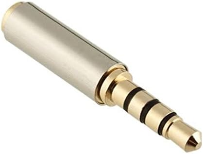 3.5mm Male to 2.5mm Female Headphone Audio Adapter Jack Stereo or Mono for Apple iPhone 6/6S/6 Plus/5S/5C/5 iPad, Samsung Galaxy S6/S5/S4/S3, Note...