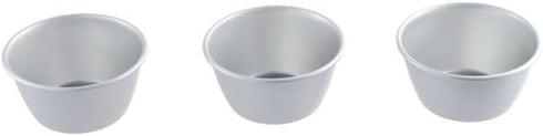 3Pcs Round Carbon Steel Cake Moulds,Pudding Cupcake Mould Muffin Baking Cup Non-Stick Egg Tart Molds Dessert Mould Pans DIY Bakeware Tools...
