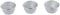 3Pcs Round Carbon Steel Cake Moulds,Pudding Cupcake Mould Muffin Baking Cup Non-Stick Egg Tart Molds Dessert Mould Pans DIY Bakeware Tools...