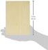 Ampersand Art Supply Unprimed Basswood Artist Panel, 1-1/2" Cradled Profile, 5"x7"...