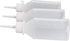 Utoolmart 3pcs Squeeze Bottle 100ml Plastic Glue Oil Bottle Wash Bottles for DIY Label Tattoo...