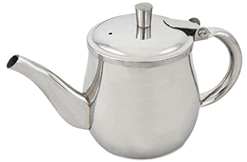 Browne Foodservice Gooseneck Teapot Stainless Steel 10 Ounce...