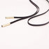 Kercisbeauty Summer Boho Black Velvet Long Rope Choker Necklace with Silver Gold Pendant for Women Girls Party...
