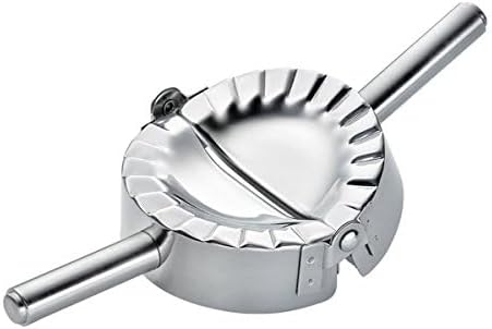 Stainless Steel Ravioli Mold Dumpling Press Maker Wrapper Pierogie Pie Crimper Pastry Dough Cutter Kitchen Gadgets (M-4inch)...