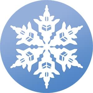 WindowAlert Snowflake Anti-Collision Decal - UV-Reflective Window Decal to Protect Wild Birds from Glass Collisions - Made in The USA...