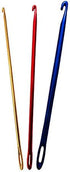 Zuoyou 3PCS Aluminum Tunisian Afghan Crochet Hook DIY Knitting Needles Tool with an Eye 2.75/4/6mm......