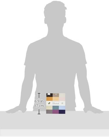 DCWV Neutrual Cardstock-Printed Textured Stack (6x6 inch)...