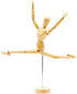 8 Inch Artists Wooden Manikin Flexible Body Joints Human Figure Puppet Model Wood Male Mannequin Doll Ornament Stand for Home Office Desk Decorati...