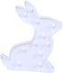 Rabbit Marquee Sign Easter Lights, Bunny Neon Sign, Decorative Bunny Night Light, LED Lighted Easter Bunny Marquee Wall Sign for Bedroom Cafe Part...