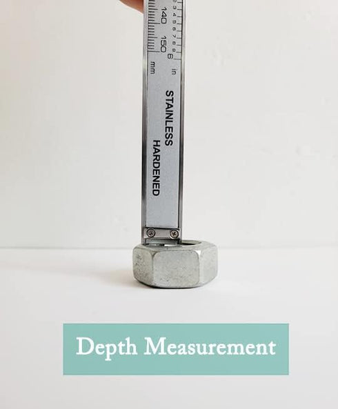 Digital Caliper,Electronic Digital Calipers, YKLSXKC 0-6" Calipers Measuring Tool, Stainless Steel Construction with Large LCD Screen, Auto-Off Fe...