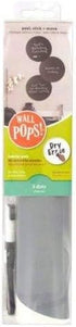 WallPops WPE0974 Charcoal Dry Erase Dot Decals, Grey...