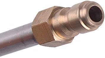 High Pressure Washer Extension Wand, U-Shaped Curved Rod, Undercarriage and Gutter Cleaner Attachment, 14cm Stainless Steel Angled Extension Lance...