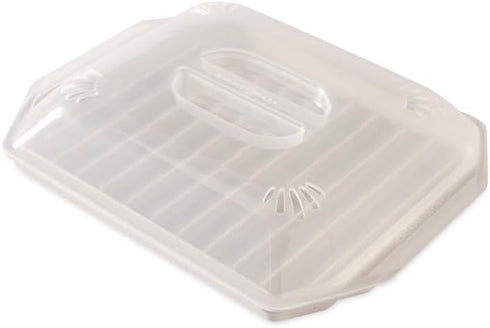 Nordic Ware Bacon Rack with Lid, 10.25x8x2 Inches...