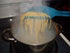 Gadjit Pasta Strain & Serve Pot Strainer, Two-sided Kitchen Tool, One Side Strains Water out of Pasta, the Other Side Lifts and Serves Pasta | A M...