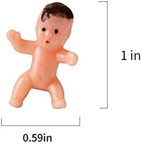 36pcs Mini Plastic Babies for Baby Shower, ice Cube Game, Party Decorations, Baby Toys...