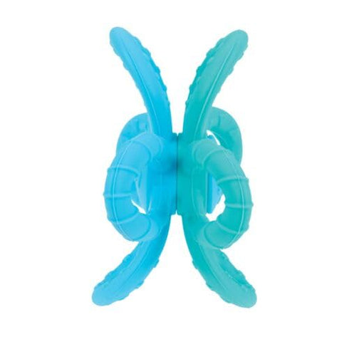 Nuby Fun Loops Teether - Flower-Shaped Infant Teething Toy for Babies - 3+ Months - Blue and Aqua...