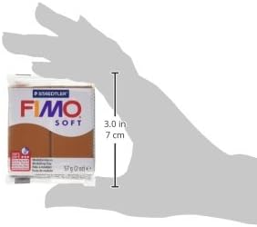 STAEDTLER Fimo Soft Polymer Clay 2 Ounces-8020-7 Caramel...