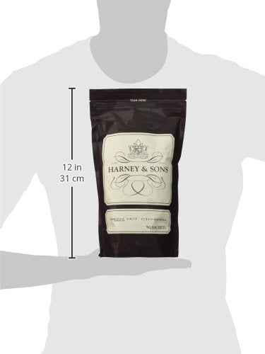 Harney & Sons Bag of Sachets, Green Hot Cinnamon Spice 50 Count...