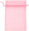 ATCG 50pcs 8x12 Inches Large Drawstring Organza Bags Decoration Festival Wedding Party Favor Makeup Pouches (Light Pink)...